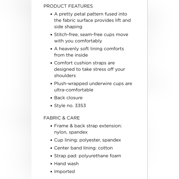 Bali® Live It Up® Full-Figure Seamless Underwire Bra Size 40D In white - Picture 12 of 13